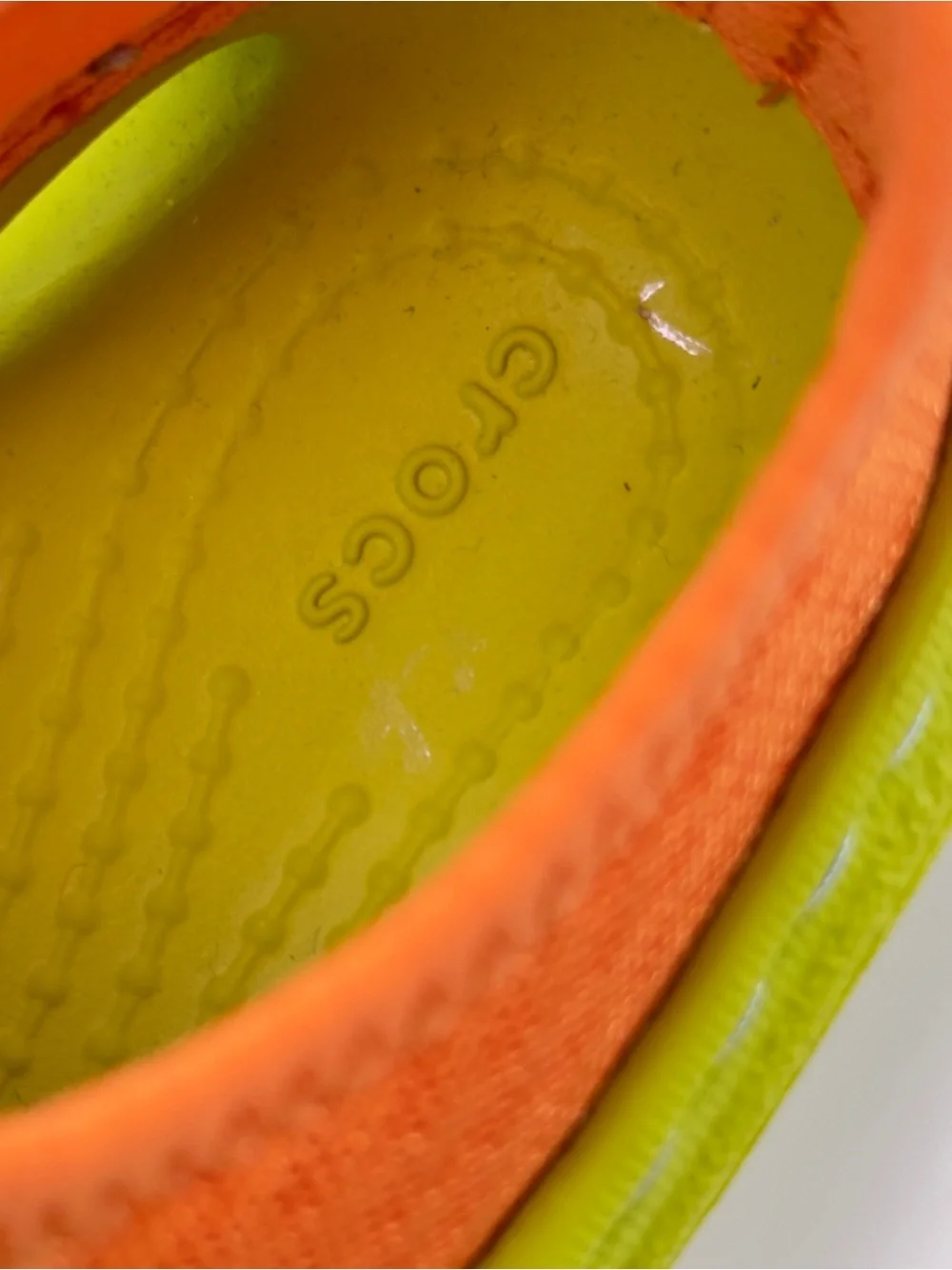 CROCS Swiftwater Splash Koi -water shoes Green/Orange Kids Size C9